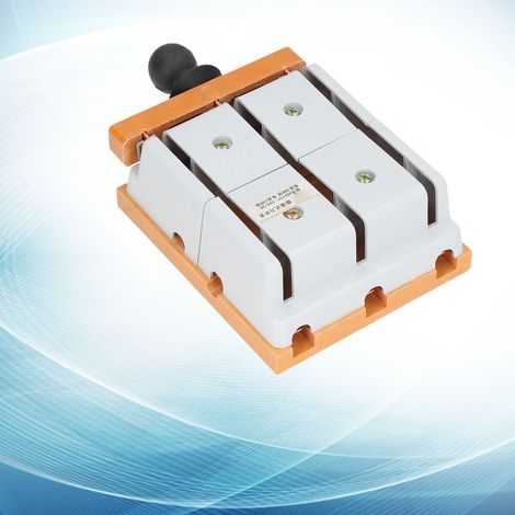 Interrupteur sectionneur basse tension 380 V 100 A, interrupteur bipolaire à deux positions HS11-100/38 (1/5)