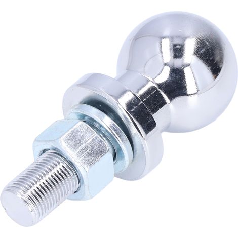 Boule d'attelage de remorque de 47,6 mm (1,87 po) avec connecteur universel en acier forgé massif de 907 kg (2 000 lb) pour VTT, kart et caravane. (1/5)