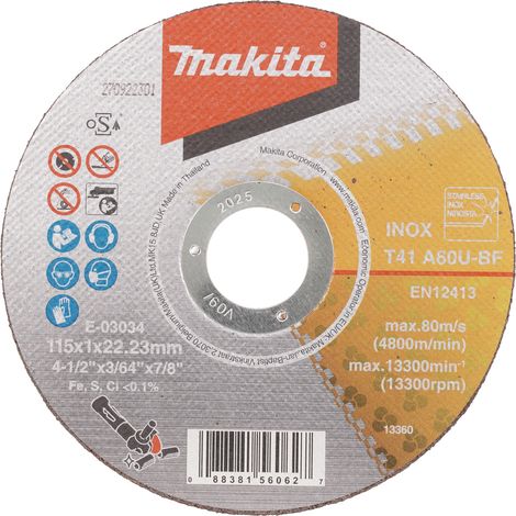 DISQUE A TRONCONNER TMET 115X1,0 A60T MAKITA E-03034