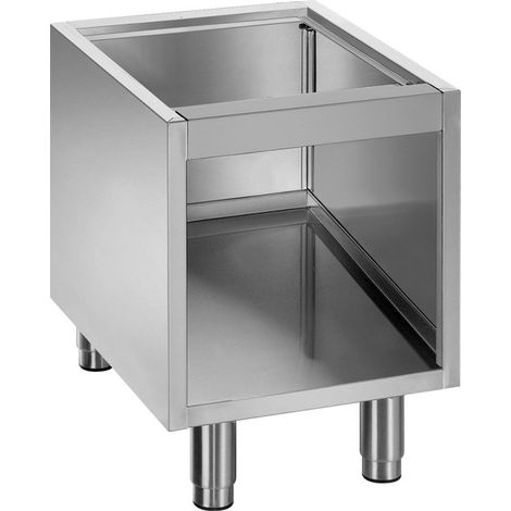Soubassement ouvert - pieds inox réglables - Diamond