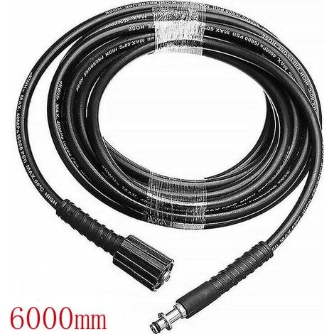 LAN Convient pour Karcher K2 K3 K4 K5 6 m/8 m/10 m tuyau de nettoyage sous pression tuyau de pulvérisation 6 m (1/4)