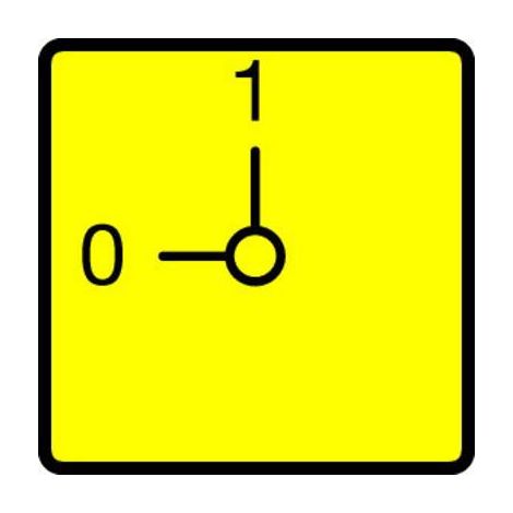 Plastron arrêt d'urgence jaune pour T 000 0003198 EATON FS908GE-T0 (1/2)