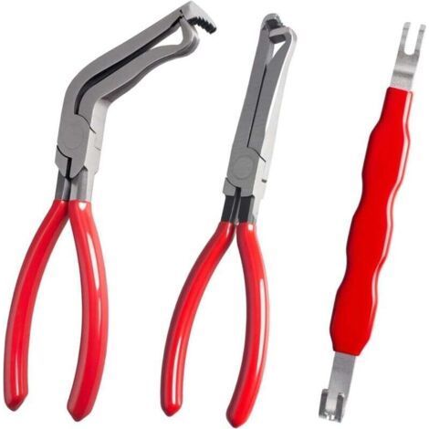 Car electrical disconnect pliers 3pcs - Automotive connector separation tool - Robust metal - Vehicle repair - Mechanics and DIY enthusiasts (1/4)