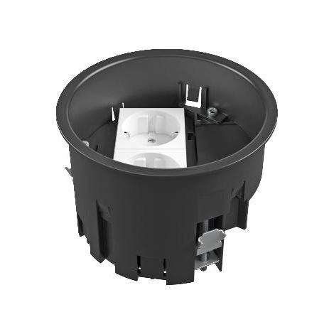 bettermann MT R2 VDE toma eléctrica negra dos enchufes