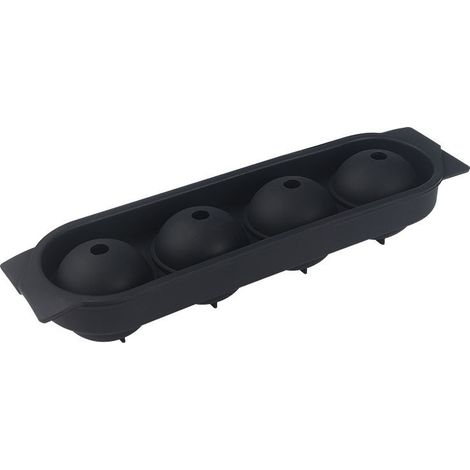 Bac a Glacon Silicone, 2 Pièces 4x Glacons Moule, 4.5cm Rond Bac à Glacons avec Couvercle Ice Cube Tray Moule Glacon Silicone (1/4)