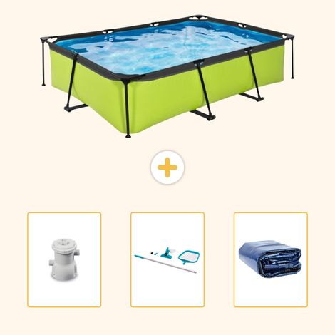 Exit-toys Piscine Exit Rectangulaire - 300x200x65 cm - 4-pièces SCB81 (1/5)