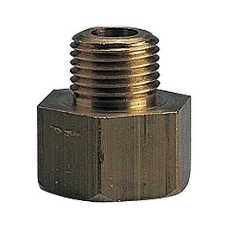 Raccord laiton de réduction M1/4 x F1/8 (2pcs) – Filetage plomberie pour installations durables – Connexion fiable et étanche (1/2)