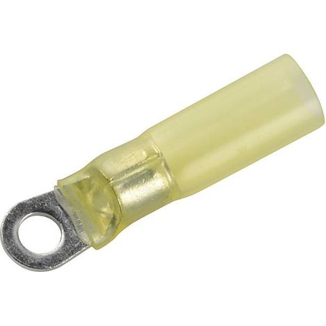 DSG Canusa 7932330102 Capocorda ad anello con guaina termoretraibile Sezione Max 6 mm² Ø foro 8 mm Parzialmente isolato