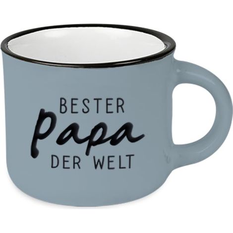 Tasse à expresso vintage Mini tasse en céramique à offrir Meilleur papa du monde (1/5)