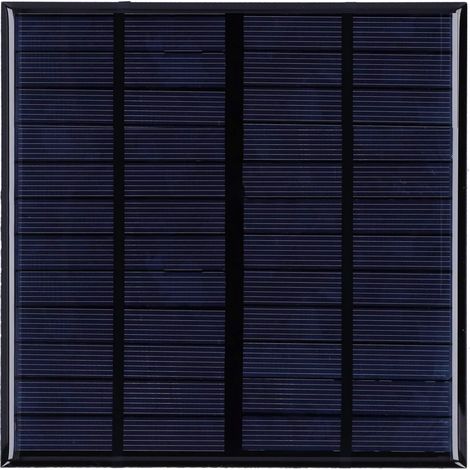 Panneau solaire de, plate-forme de cellule de batterie MODULE MODULE ELECTRONIQUE 3W DC12V Eco-Friendly Solar Energy Econteal pour un usage domestique (145 x 145 mm) (1/5)