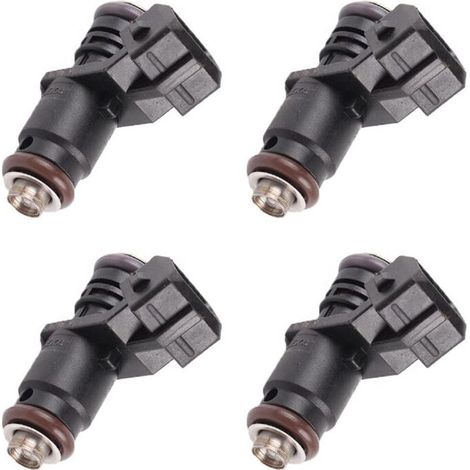 Injecteur de Carburant 166007733R, Injecteur de Carburant Turbo pour Sandero Stepway 2007 Duster 2009,4 PièCes (1/2)
