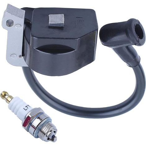 Bobine d'allumage pour Stihl FS38 FS45 FS55 HL45 HS45 KM55 Tondeuse Débroussailleuse avec Bougie pour 4140 400 1308