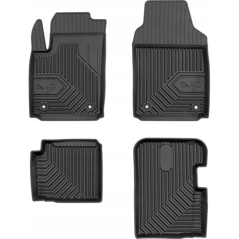 Gummimatten für Fiat 500 Hybrid ab 2020 TROUGH 77