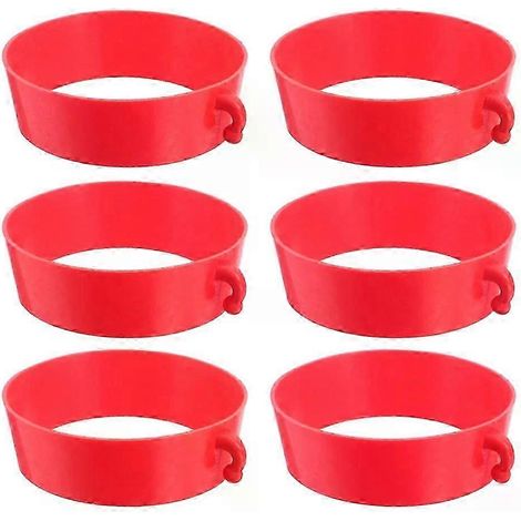 Kit de 6 connecteurs pour chaînes de sécurité routières avec colliers de cônes de signalisation. (1/5)