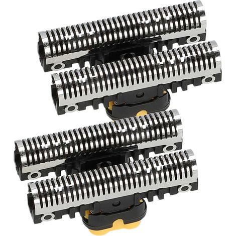 vhbw 2x Bloque cuchillas compatible con Braun Contour 5873, 5874, 5875, 5877, 5895 afeitadora negro / plata