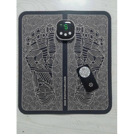 Tapis de massage EMS pour les pieds, soulageant les douleurs neuropathiques et traitant la fasciite plantaire. Stimulation musculaire. Modèle pliable. (1/2)