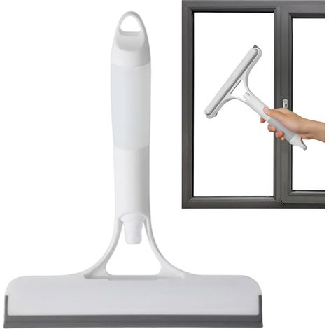 Nettoyeur d'écran de douche – Essuie-glace pour vitre domestique  Silicone souple avec poignée confortable pour lieu de travail, hôtel, salon, cuisine, intérieur et extérieur (1/5)