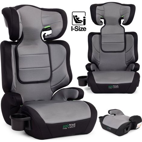 Asiento elevador para coche infantil 2 en 1, i-Size, 100-150 cm, portavasos (1/5)