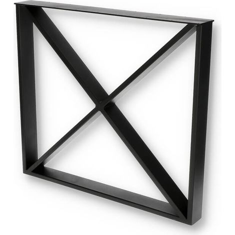 KWADROX gamba 80x71 cm NERO