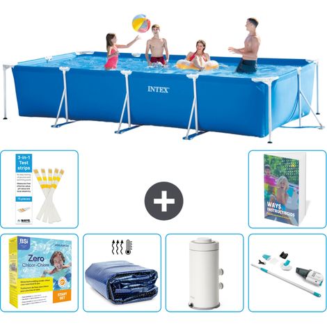 Rechteckiger Frame Pool - 450x220x84 cm - 7-teilig S22