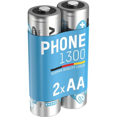Ansmann DECT maxE HR06 Mignon (AA)-Akku NiMH 1300 mAh 1.2 V 2 St. (1/10)