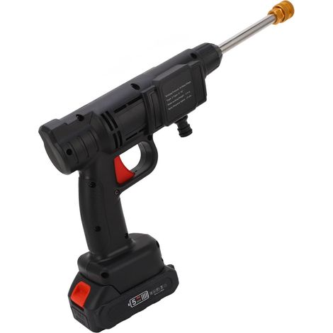 350PSI 600W Portable Cordless High Pressure Washer with Lithium Battery 1500mAh Rotating Nozzle for Car Garden Patio Bike Car Wash (1/5)