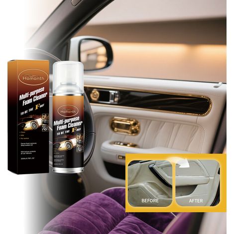 Schaumreiniger für den Fahrzeuginnenraum – Praktisch für die Reinigung und tägliche Pflege von Oberflächen im Fahrzeuginnenraum – 200 ml -- BIEMMEDUE (1/5)