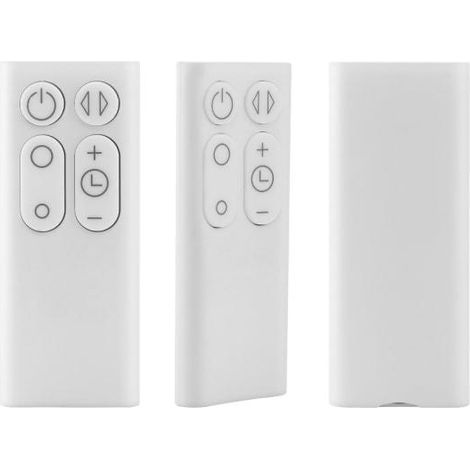 Télécommande de remplacement pour ventilateur Dyson pièce 1 blanche (1/5)