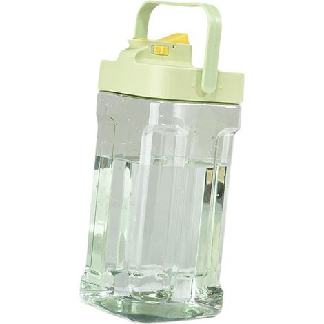 Distributeur d'eau et boissons froides avec robinet anti-fuite poignée réservoir jus glaçons pour camping extérieur vert PC 3500ml (1/5)