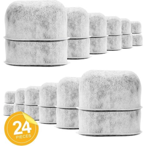 24 Pack Replacement Charcoal Water Filters for Keurig Housewares Solutions Coffee Machines (1/5)