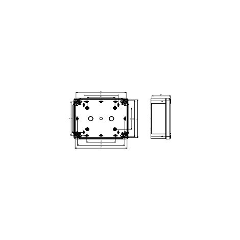 Cassa industriale PC 164x121x87 - SCHNEIDER ELECTRIC