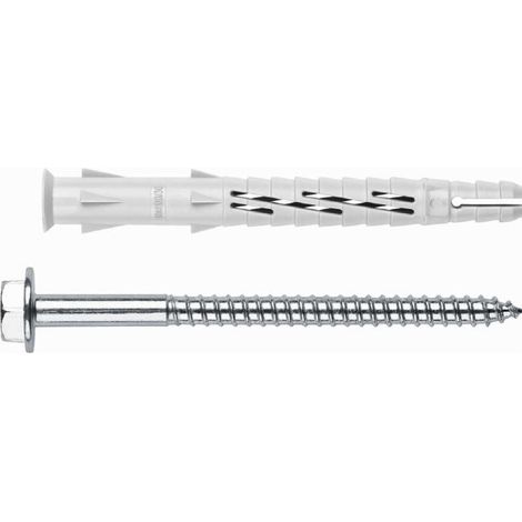 T-NUX E - TACO NYLON. TORNILLO HEXAGONAL 10X120 ( 50 u.)
