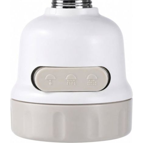 Aérateur De Robinet - Bras Flexible Acier Inoxydable 360° - 2 Modes Jet Et Douche - Filetage M22 - Économiseur D'eau - Chromé - 1 Pièce (1/5)