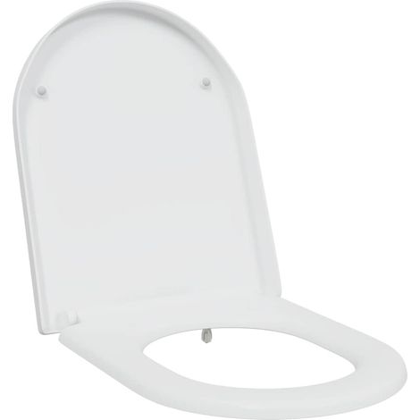 Siège de Toilette à Libération Rapide Blanc 46.2 x 36 x 4.3 cm CFW45888 (1/4)