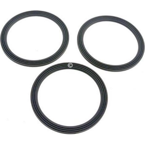 3 juntas para base de cuchilla de la jarra licuadora KW680939 KENWOOD