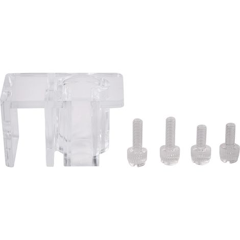 Support de fixation pour tuyau d'aquarium en acrylique - Clip de maintien pour filtration entrée/sortie (1/5)