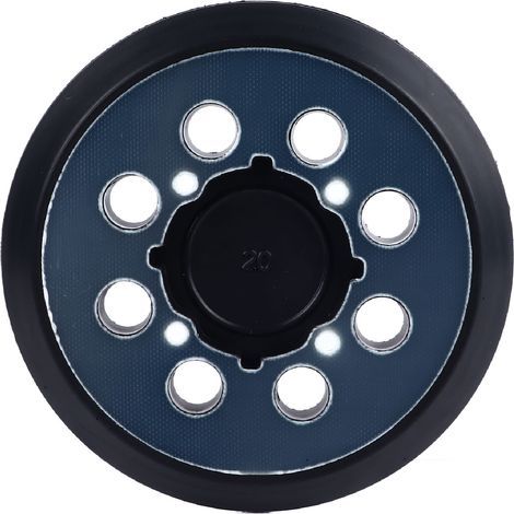 Plaque de support de ponceuse 5 pouces, 8 trous, disque de ponçage multifonctionnel à 4 yeux pour le polissage et le meulage (1/5)
