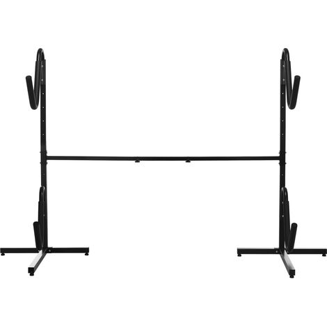Kanugestell, Kajakhalterung, Verstellbar Kajak Gestell Für 2 Kajaks, Surfboards, Stand-Up-Paddles, Gepolsterte Haltebügel, Metall (1/5)