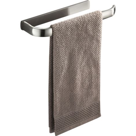 Wall-mounted towel rack, suitable for bathroom, kitchen, office, etc., 290 x 88 x 26 mm (brushed) (1/5)