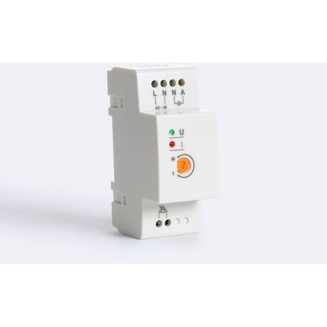Interruttore Fotoelettrico/Crepuscolare 20A per Binario DIN Bianco (1/3)