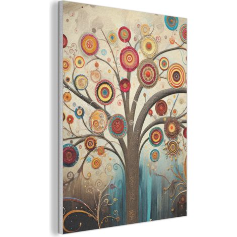 CUADRO ACÚSTICO Árbol - Árbol de la vida - Color Cuadros de Pared 70x100 (1/5)