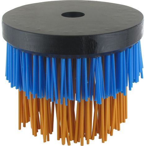 Tête Brosse Sensitiv Wikralon® Pour Débroussailleuses. Diamètre Extérieur 150 Mm, Hauteur 100 Mm, Alésage 25,4 Mm. Ne S'utilise