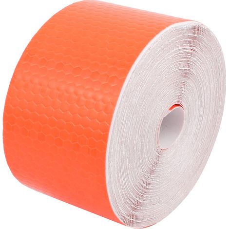 5 cm x 15 M nid d'abeille un bandeau réfléchissant orange (d057d191e6784695f100f44bf629e456) (1/3)