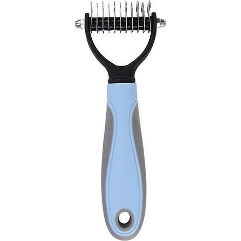 Bürste zum Entfernen langer und widerspenstiger Haare, Pflegebürste für Hunde und Katzen, Trimmkissen, Beauty-Tool, blau S (1/5)