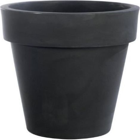 Pot de fleurs - Pérouse - Résistant au gel - Rond 30 cm - Anthracite