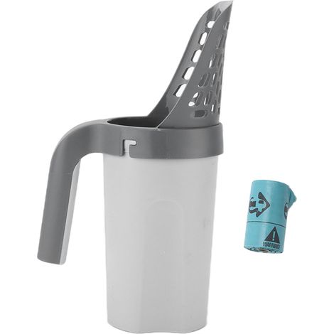 Pelle à litière portable pour chat avec boîte de rangement pour le nettoyage (1/5)