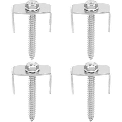 50pcs Fence en Acier Inoxydable Post-Fasters, Ongles de (1/5)