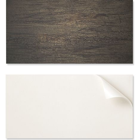 Panel de vinilo impreso listo para instalar, 100x50 cm, textura de madera con dibujo.