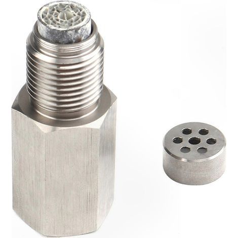Adaptateur de sonde lambda avec filtre pour entretoise d'extension d'hydrogène et solution de décatalyseur CEL Fix M18X1.5 (1/5)