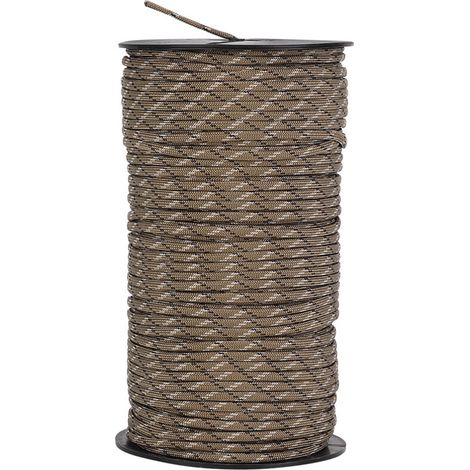 Corde de Survie Camouflage Désert 100m pour Escalade Randonnée Urgence (1/5)